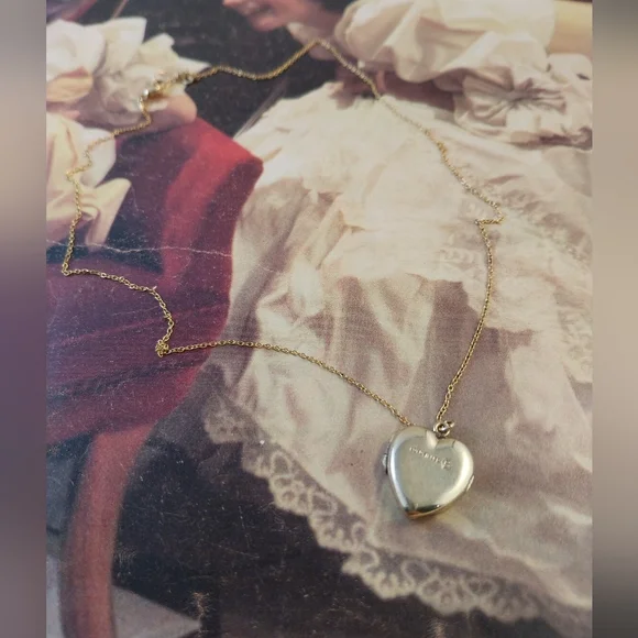 Birks Gold Filled Floral Heart Necklace - Picture 13 of 14